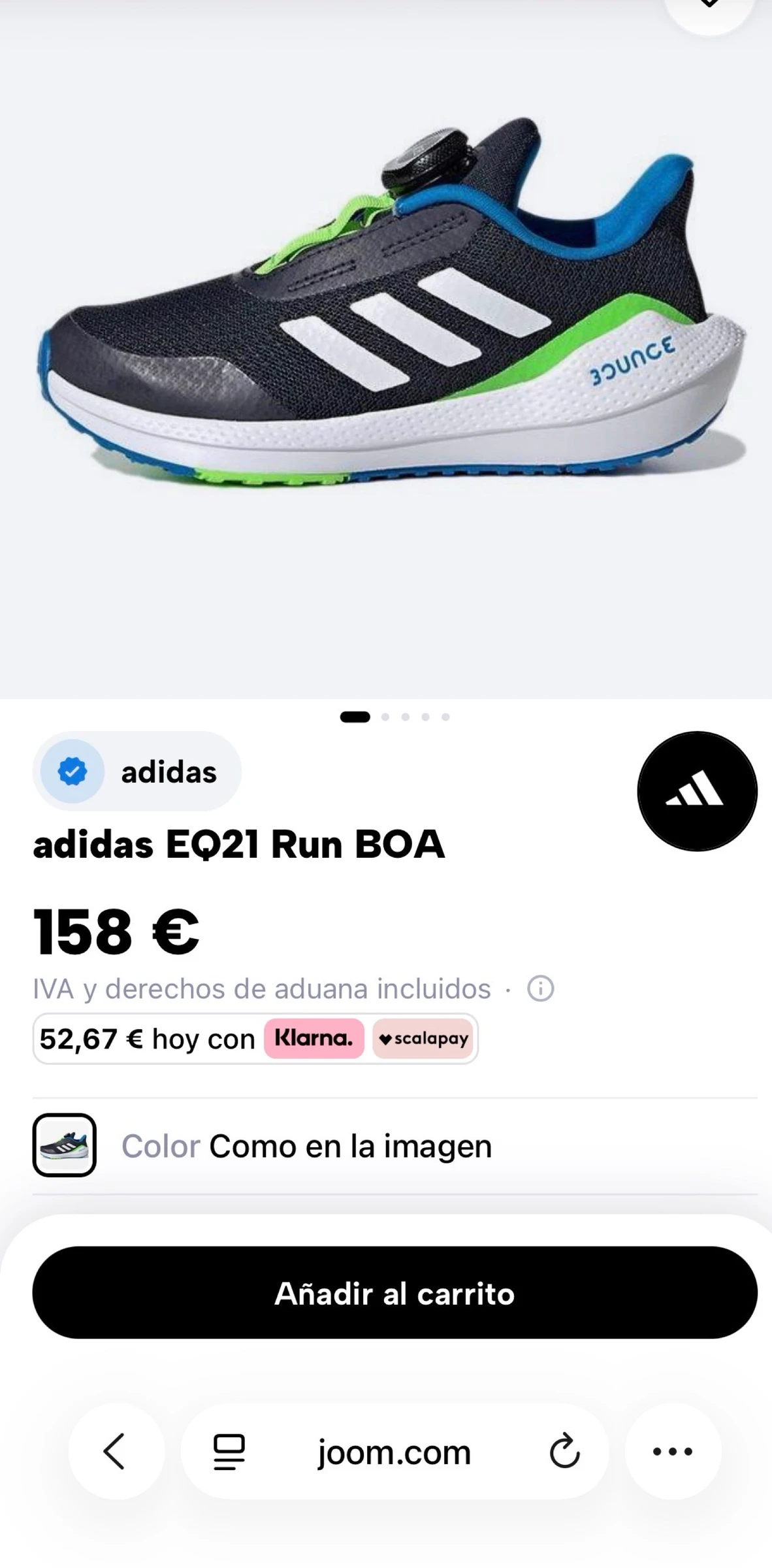Adidas EQ21 RUN BOA K GZ5910 sneakers maat 39⅓ – photo 8